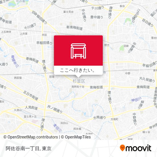 阿佐谷南一丁目地図