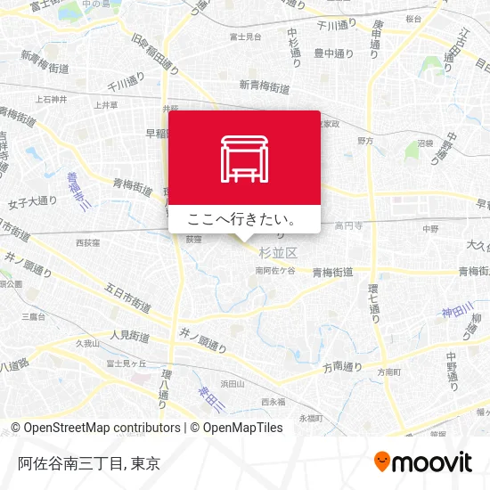 阿佐谷南三丁目地図