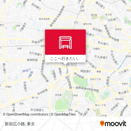 新宿広小路地図