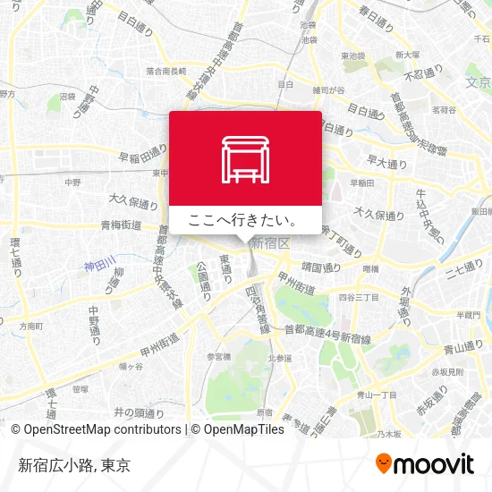 新宿広小路地図