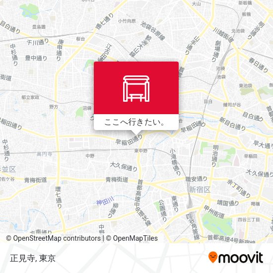 正見寺地図