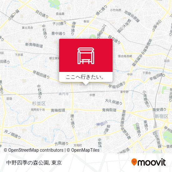 中野四季の森公園地図