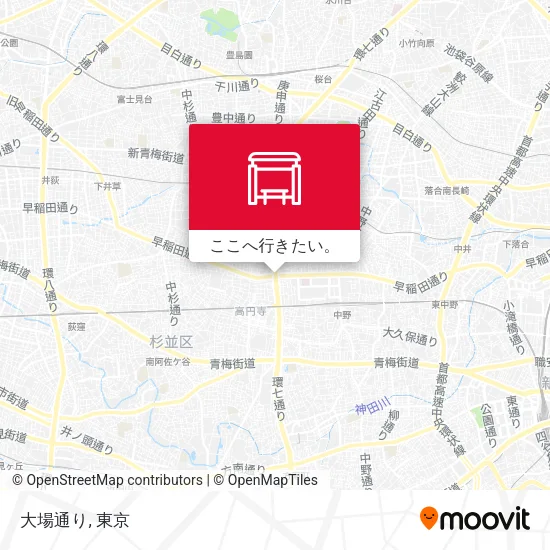 大場通り地図