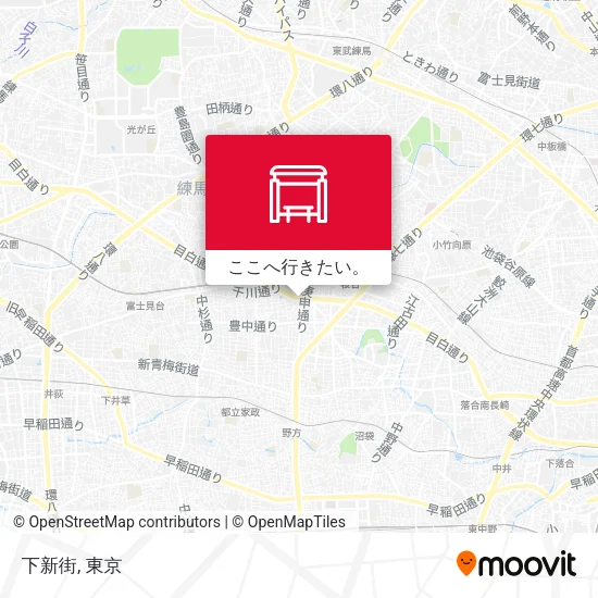 下新街地図