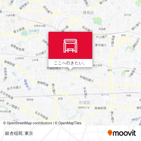 銀杏稲荷地図