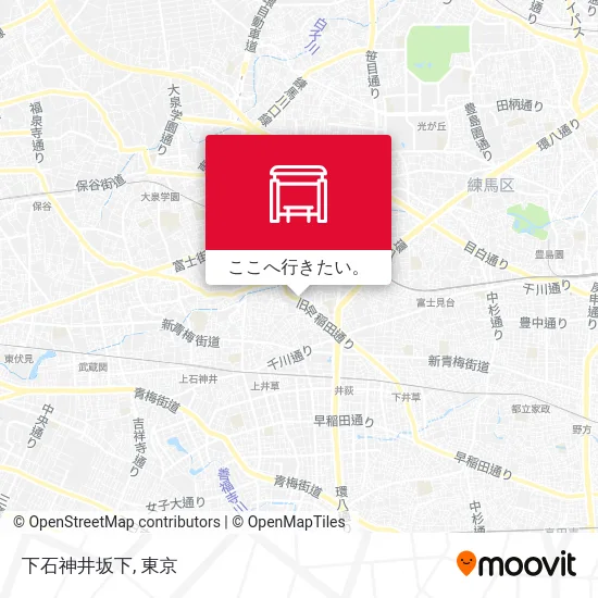 下石神井坂下地図