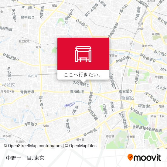 中野一丁目地図