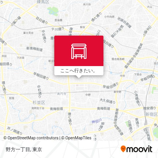 野方一丁目地図