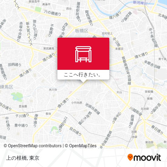 上の根橋地図