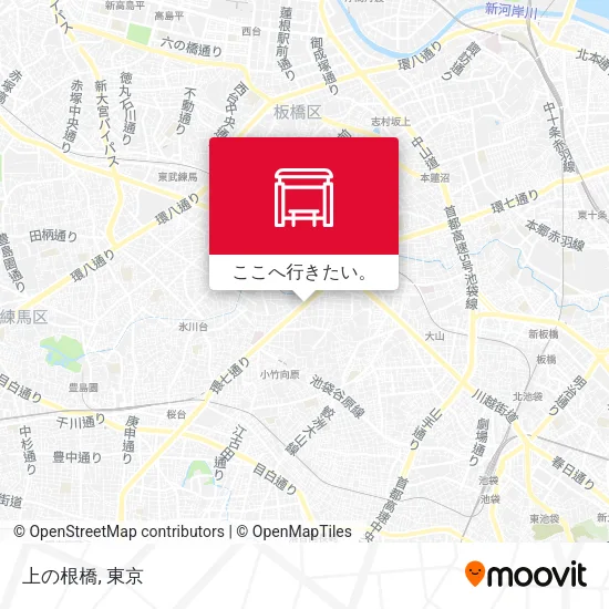 上の根橋地図