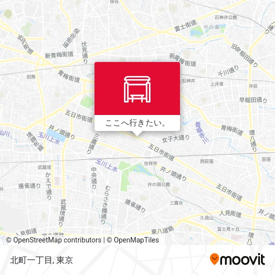 北町一丁目地図