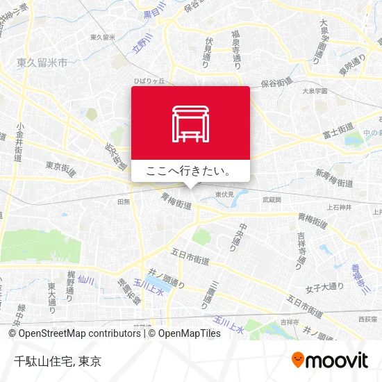 千駄山住宅地図