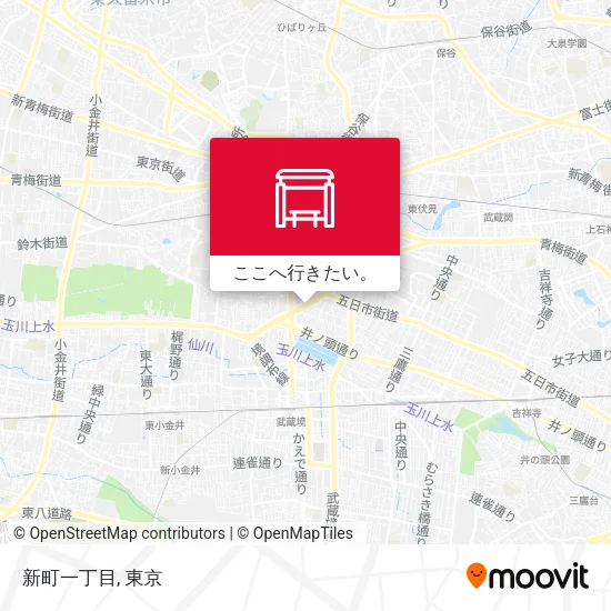 新町一丁目地図