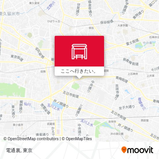 電通裏地図