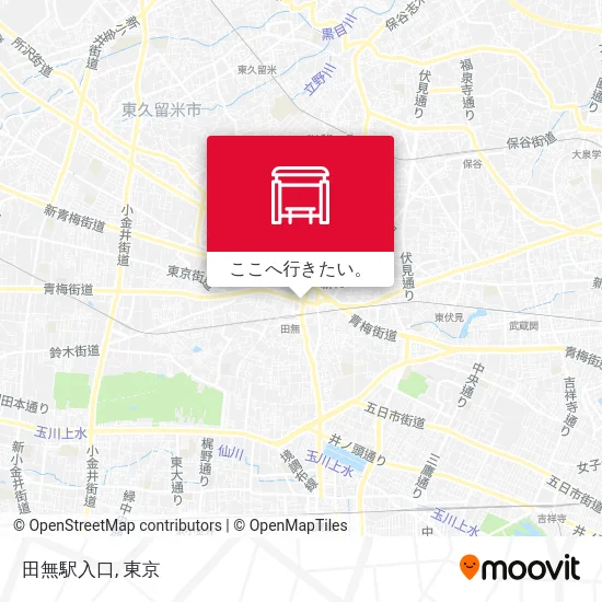 田無駅入口地図