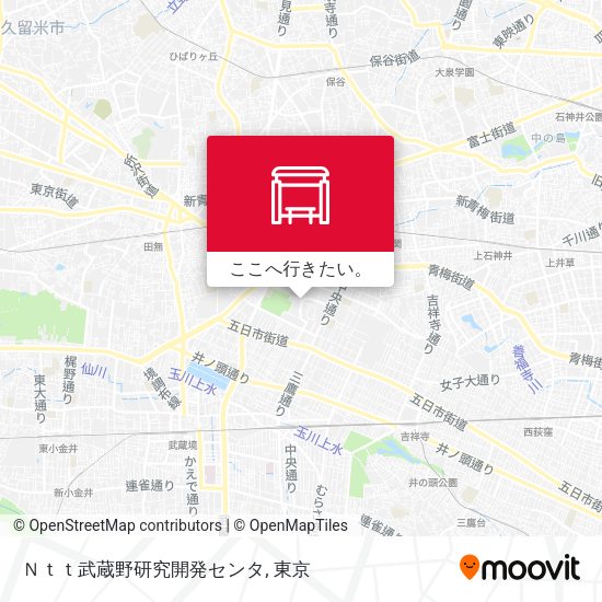 Ｎｔｔ武蔵野研究開発センタ地図