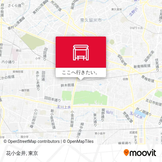 花小金井地図