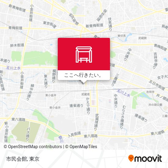 市民会館地図