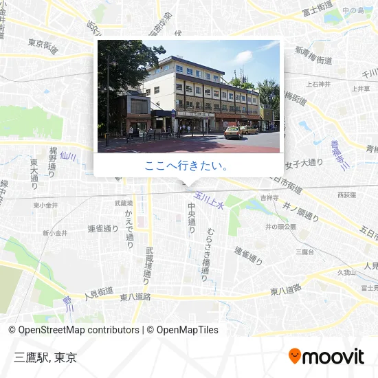 三鷹駅地図