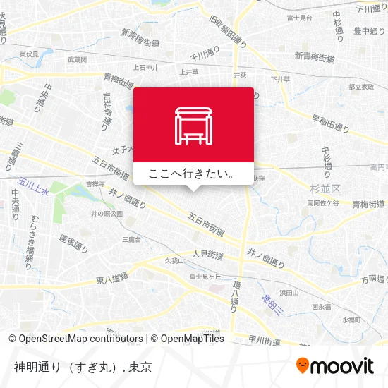 神明通り（すぎ丸）地図