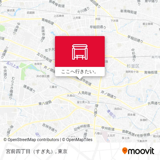 宮前四丁目（すぎ丸）地図