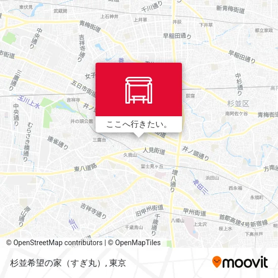 杉並希望の家（すぎ丸）地図