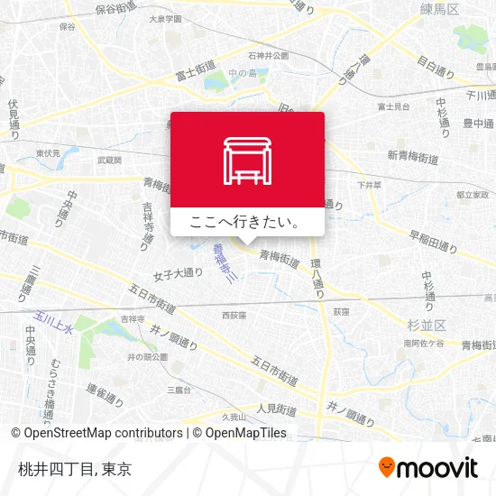 桃井四丁目地図