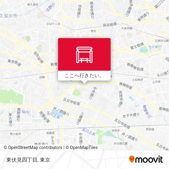 東伏見四丁目地図