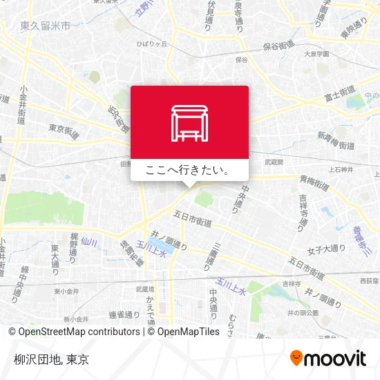 柳沢団地地図