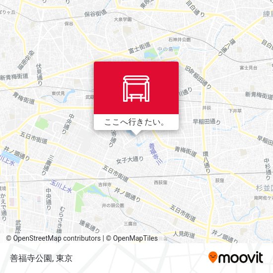 善福寺公園地図