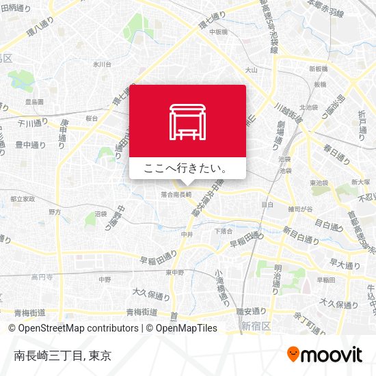 南長崎三丁目地図