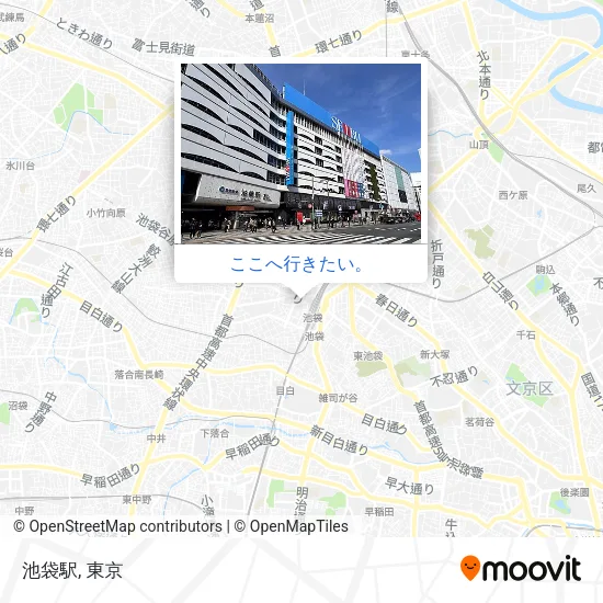 池袋駅地図