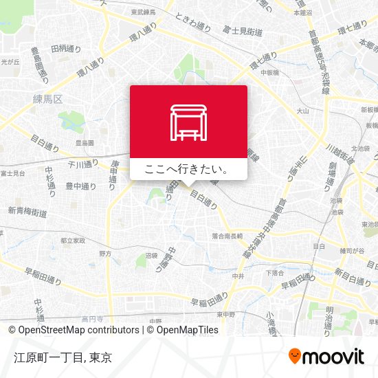 江原町一丁目地図
