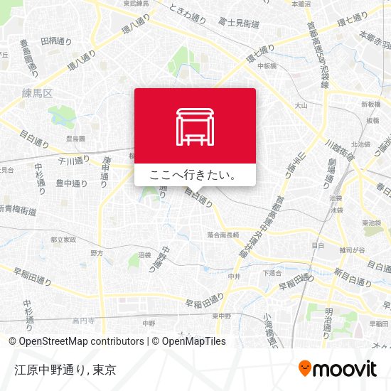 江原中野通り地図