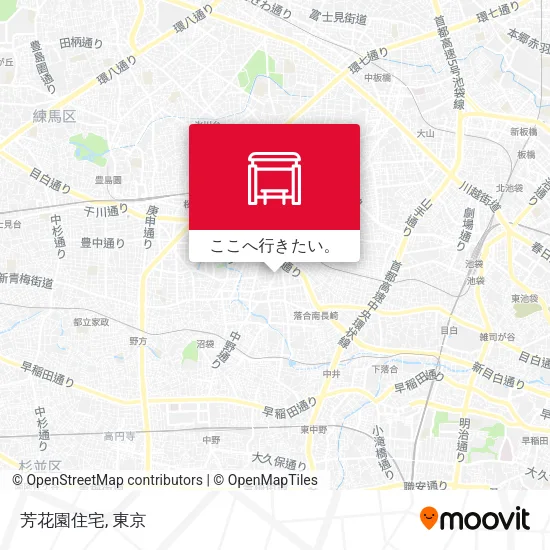 芳花園住宅地図