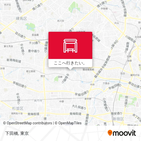 下田橋地図