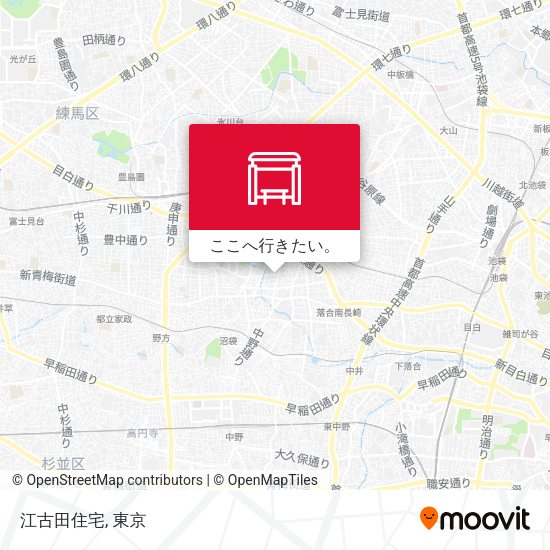 江古田住宅地図