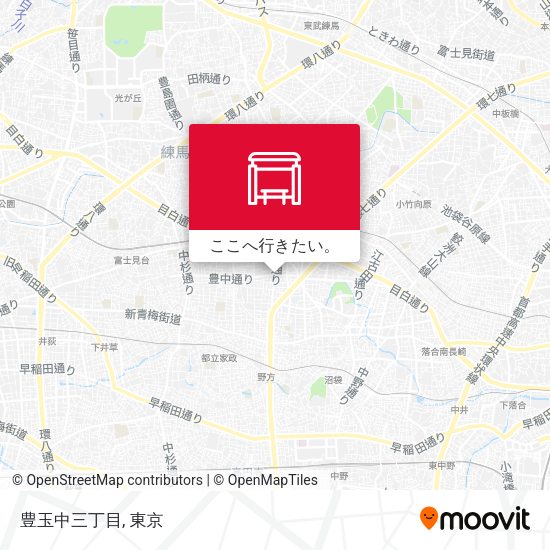 豊玉中三丁目地図