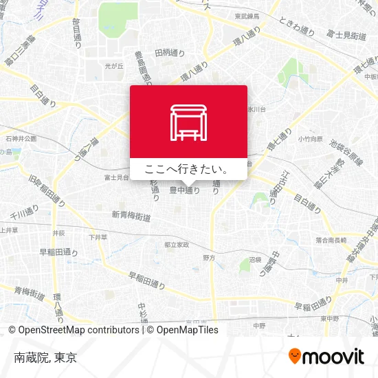 南蔵院地図