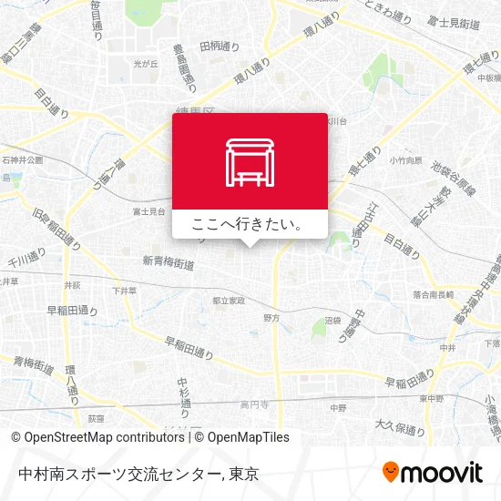 中村南スポーツ交流センター地図