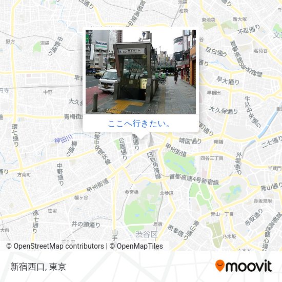 新宿西口地図