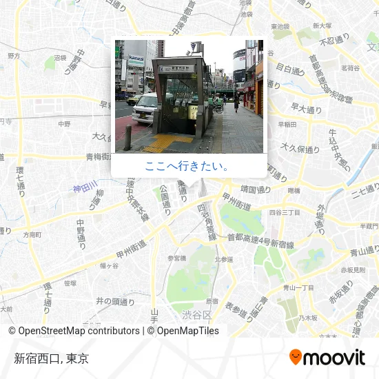 新宿西口地図