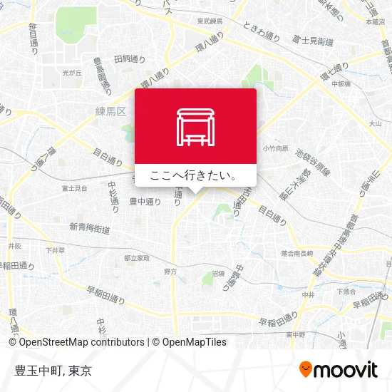 豊玉中町地図