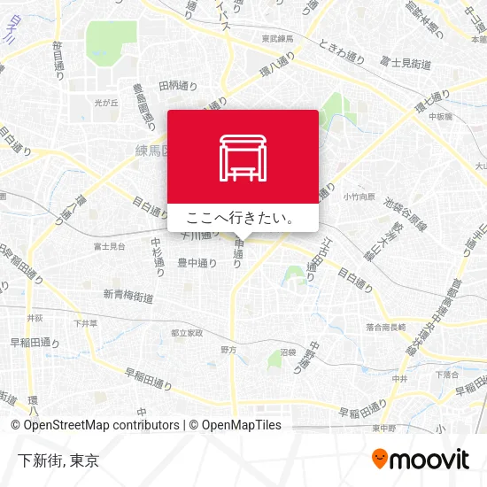 下新街地図