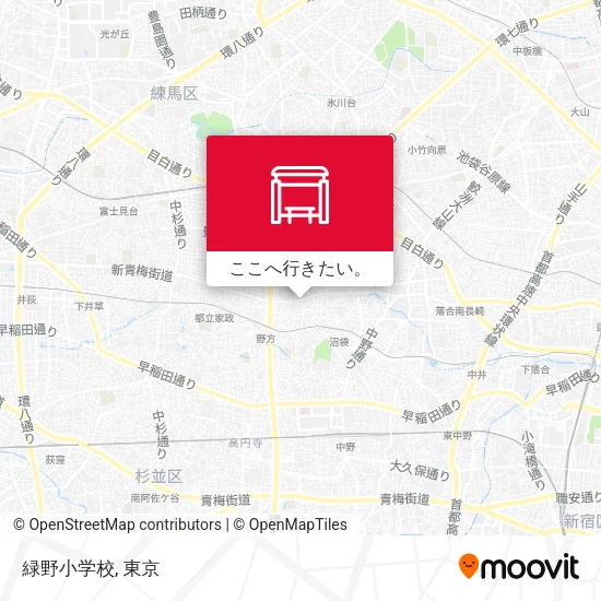 緑野小学校地図