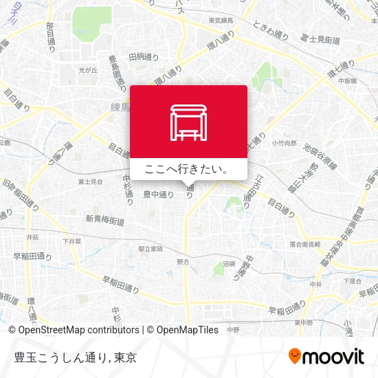 豊玉こうしん通り地図