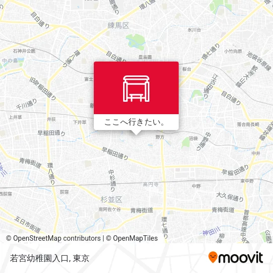 若宮幼稚園入口地図