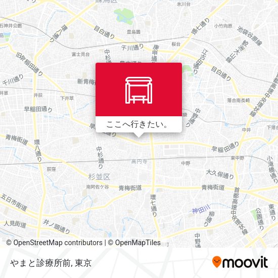 やまと診療所前地図