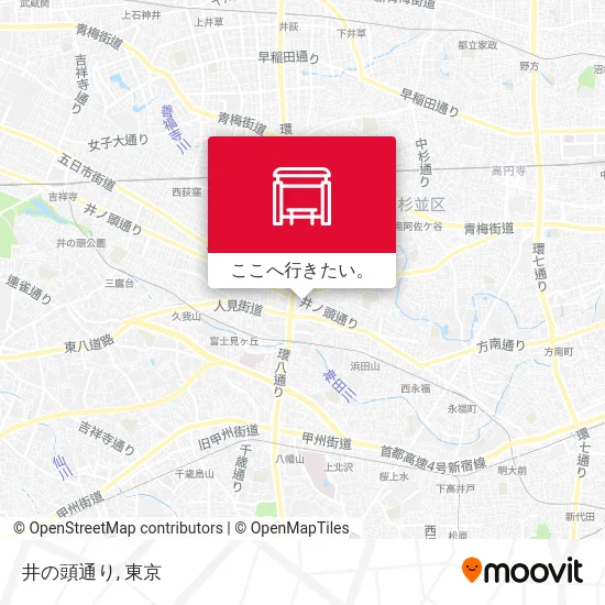 井の頭通り地図