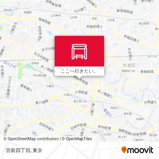 宮前四丁目地図